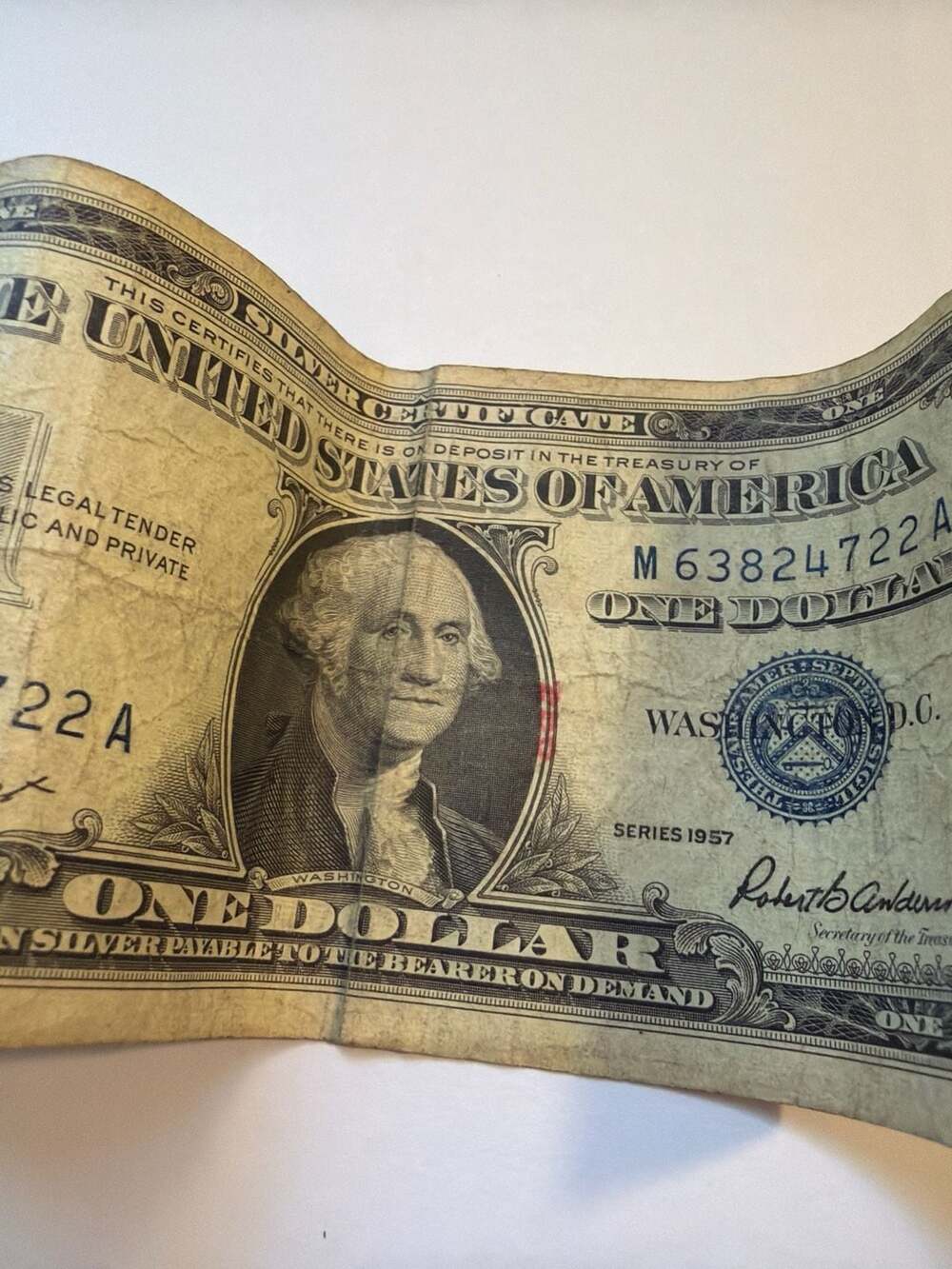 Series 1935 E One Dollar Silver Certificate
